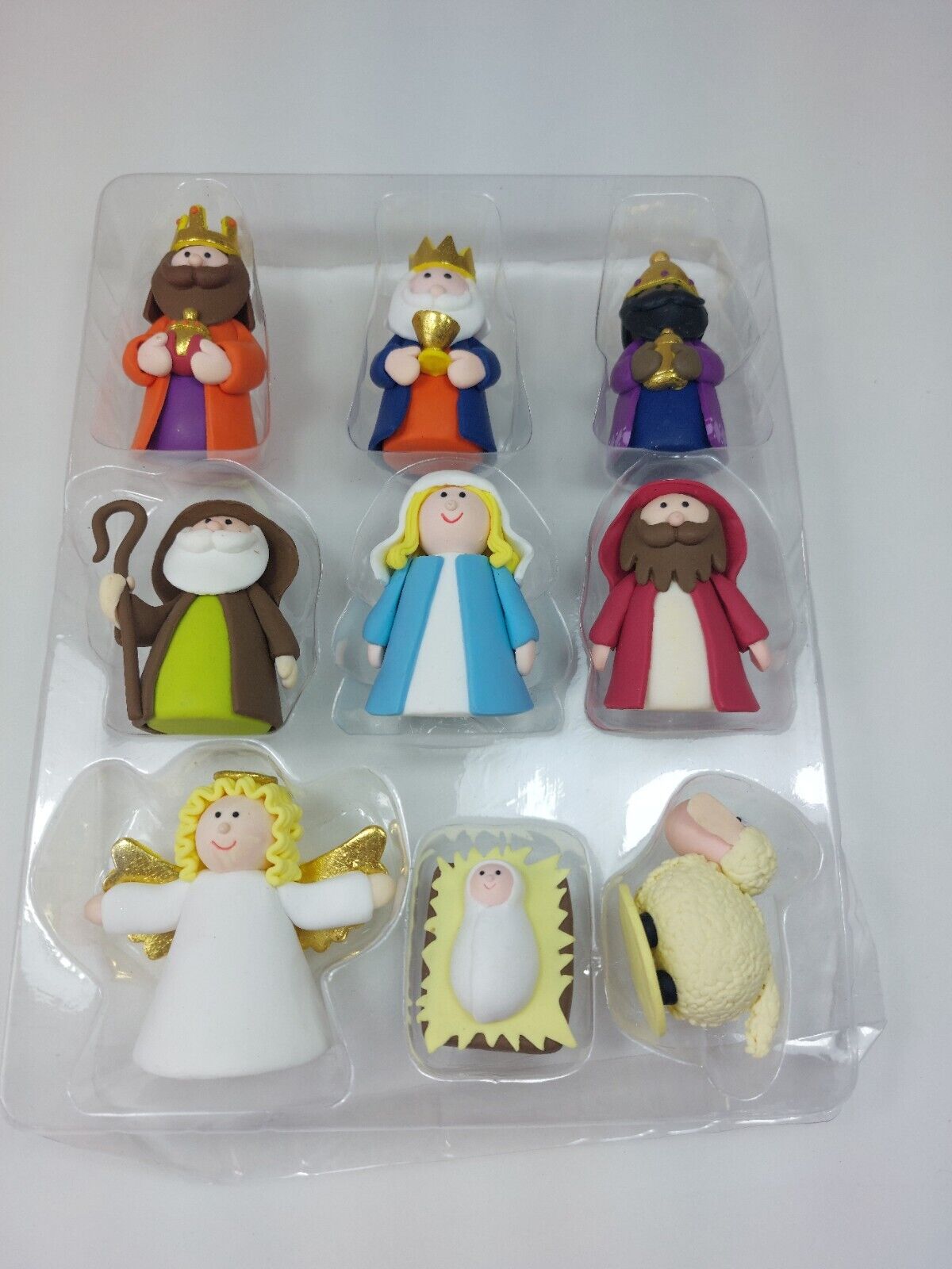 Culpitt 9-Piece Nativity Figurines Set - Christmas Cake Toppers