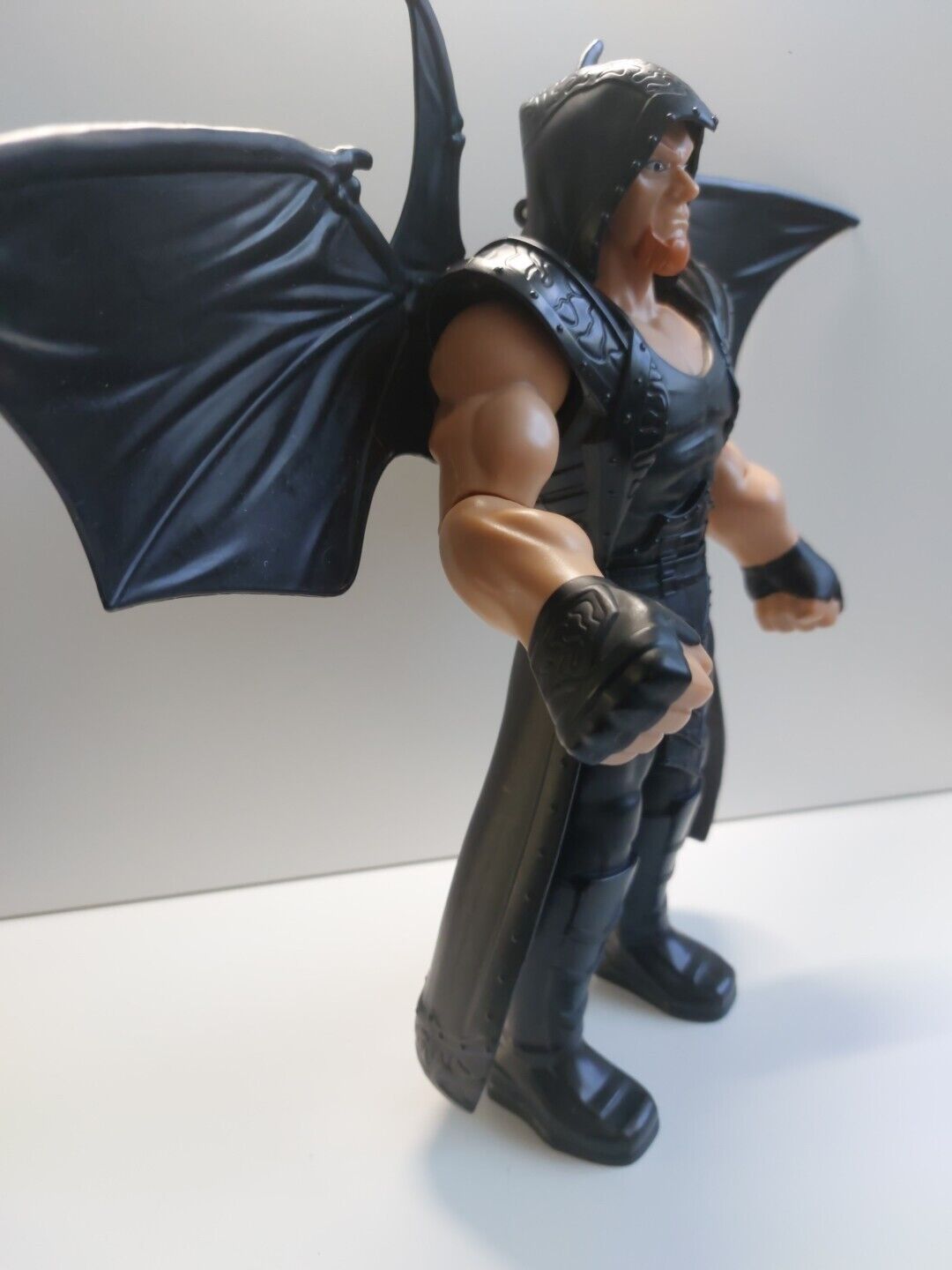 WWE Undertaker 12" Action Figure - Vintage  Collectible Toy with Cape - Black