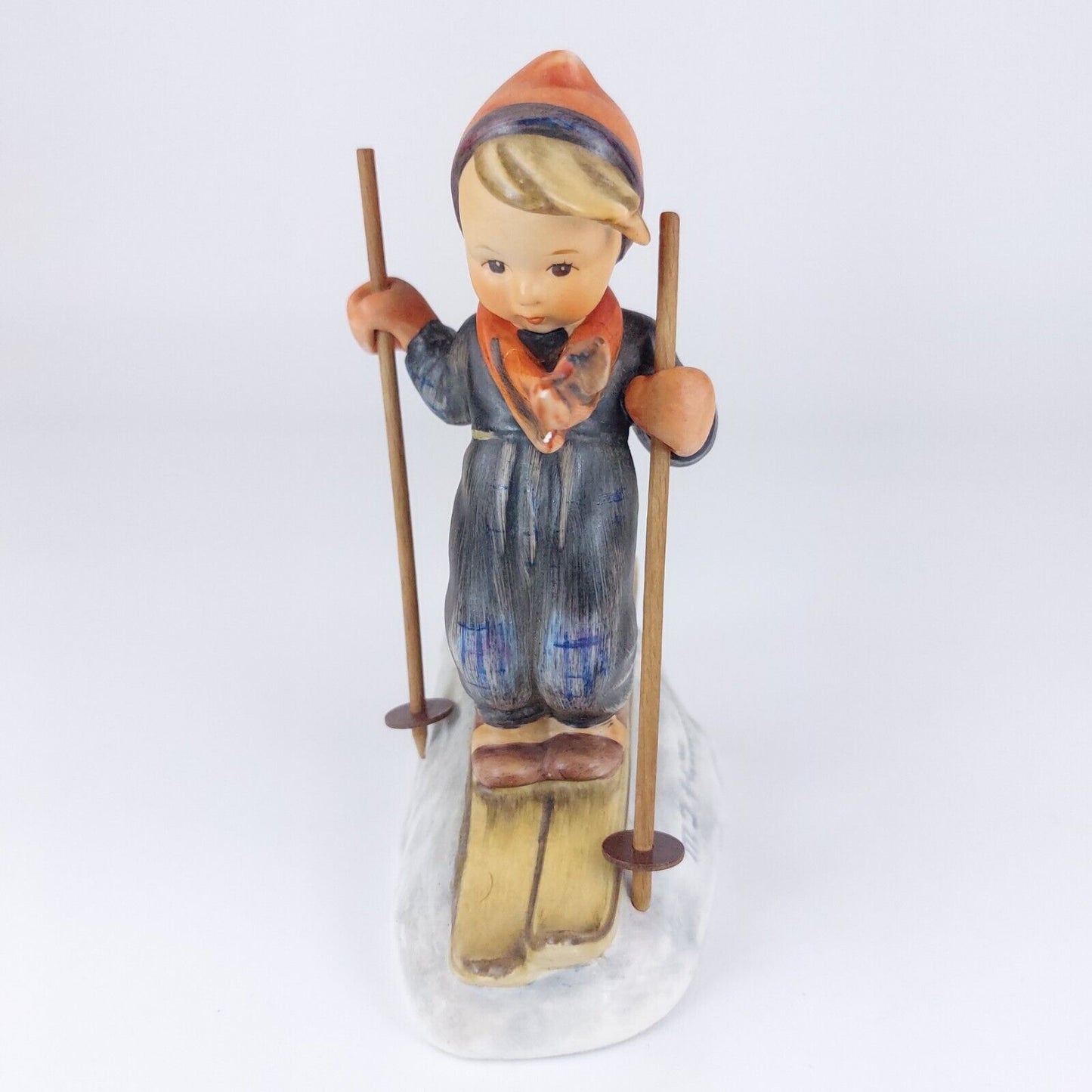 Vintage (repaired) 1960-1972 Goebel #3 Hummel 'Ski Heil' Collectible ,W. Germany