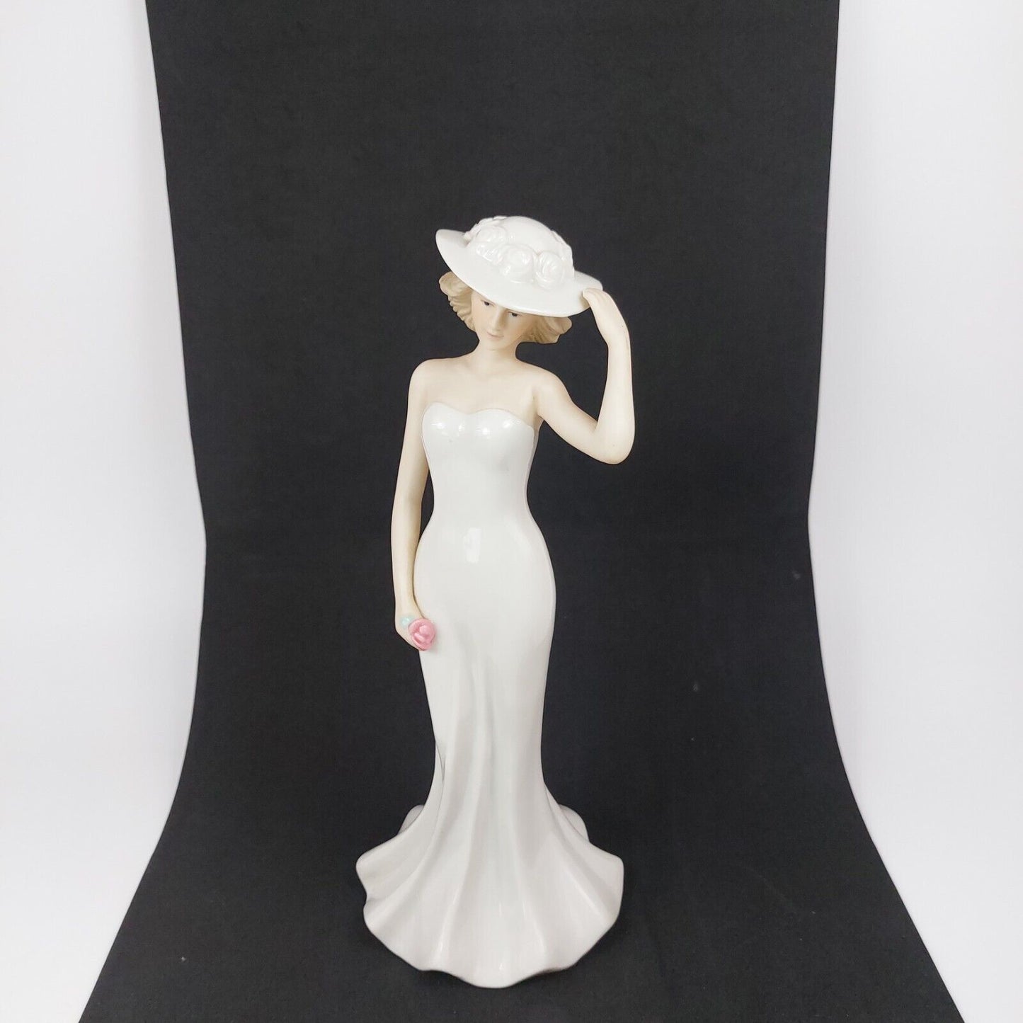 SBL Regal House Collection Porcelain Figurine - Paula in White Dress