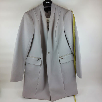 Size 14/42 Lipsy London Light Grey Coat New With Tag