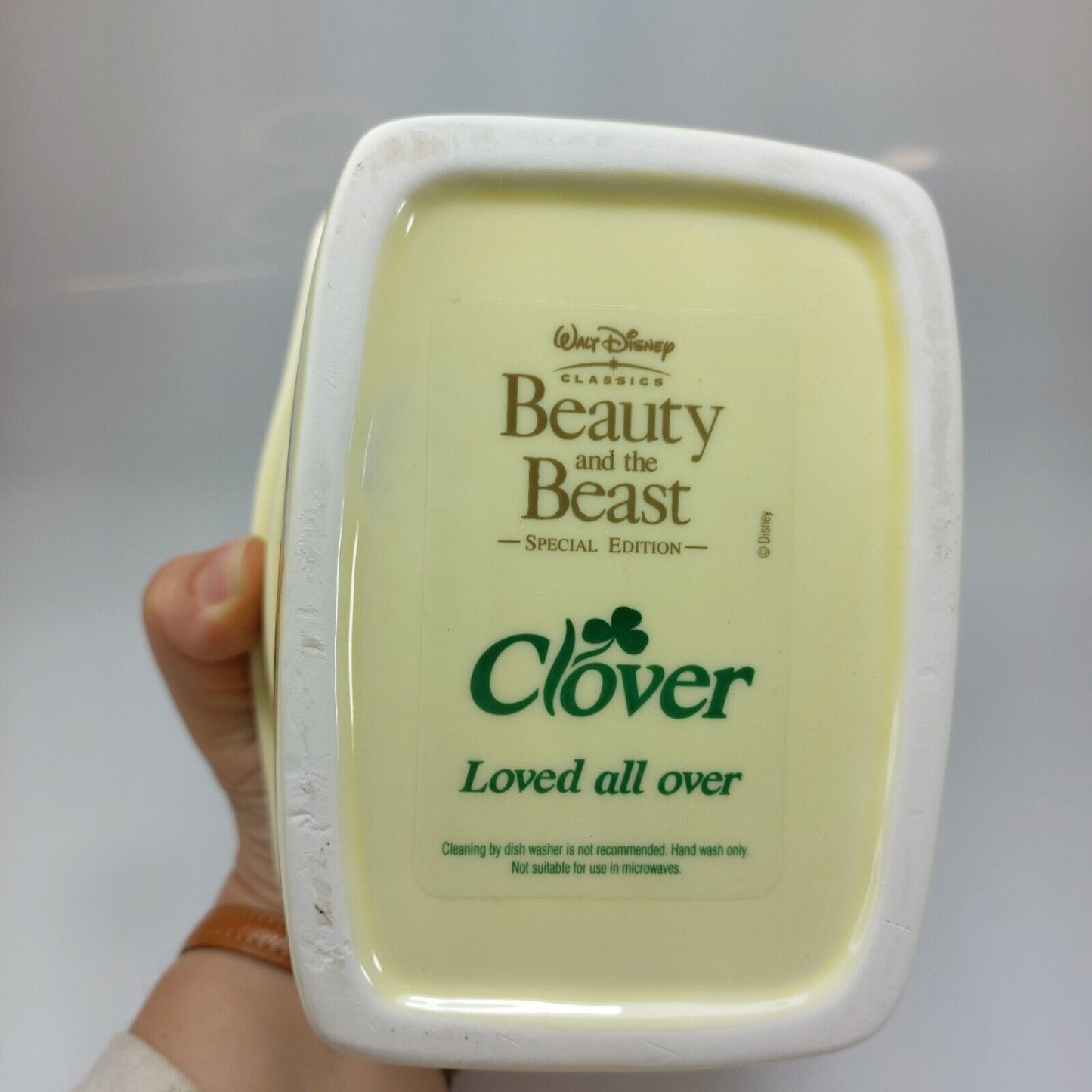 Beauty and the Beast Clover Butter Dish - Disney Special Edition