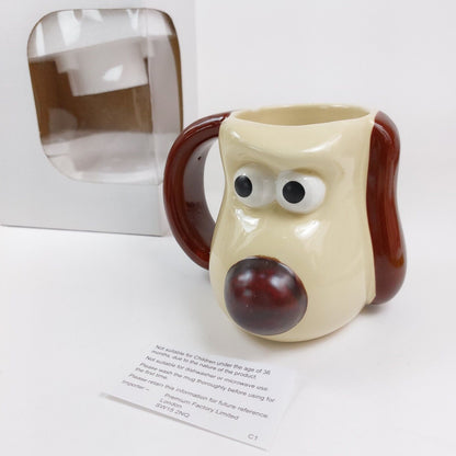 Rare Wallace & Gromit Heat Changing 3D Mug - 2005 PG Tips Collectible