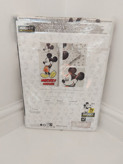 M&S HOME for Kids Cotton Percale Bedset, Mickey The True Original, Single