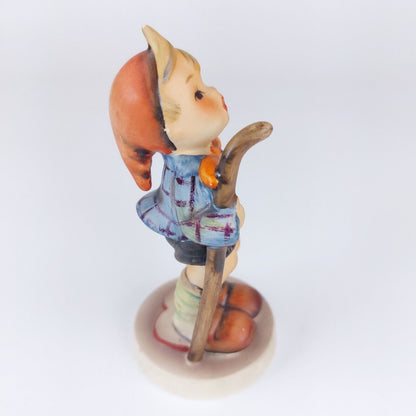 Goebel Hummel "Little Hiker" Porcelain Figurine, W. Germany TMK-5 Mark