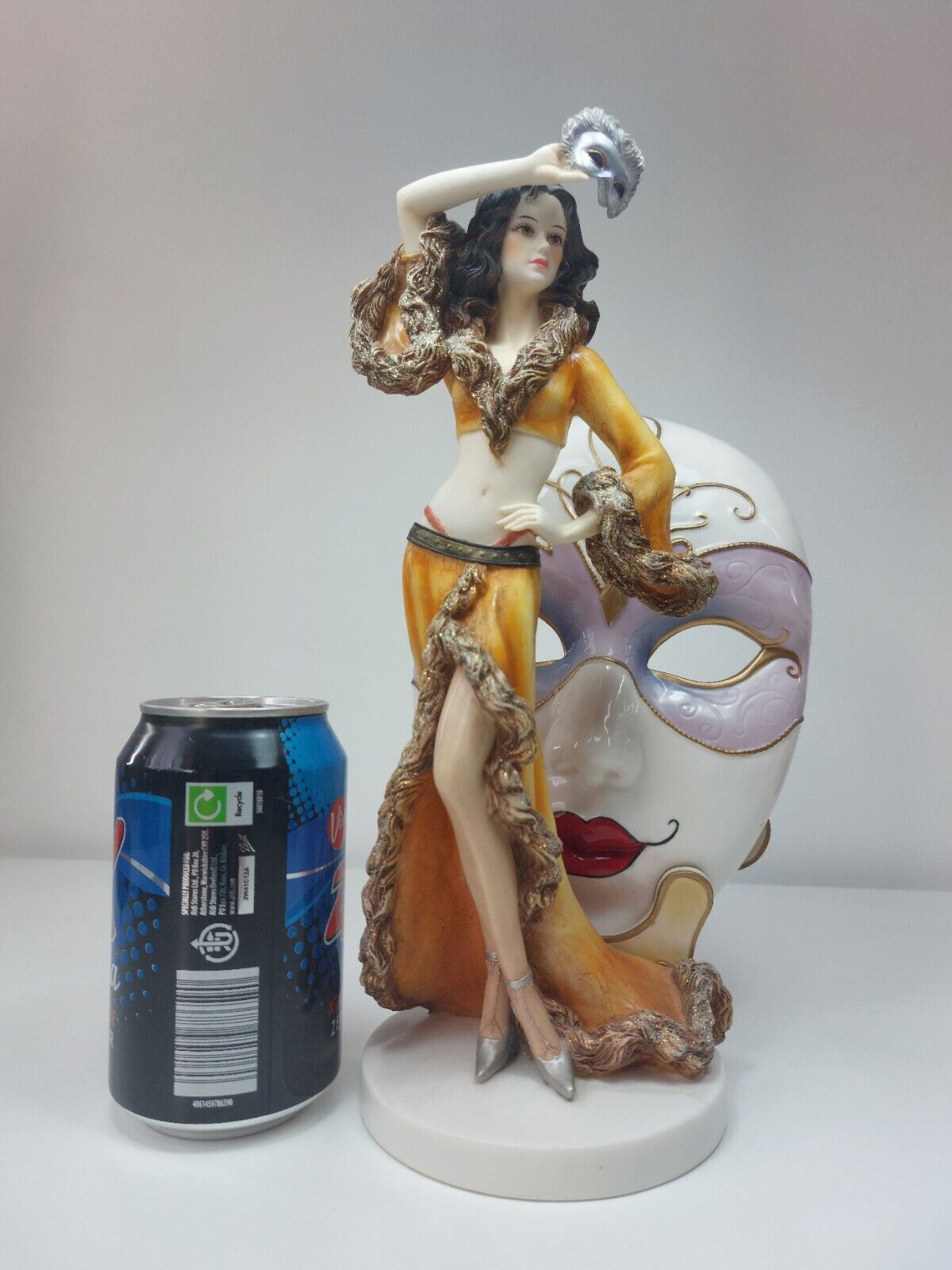 Regal Collection "Masquerade" Figurine - Porcelain, Woman in Venetian Attire