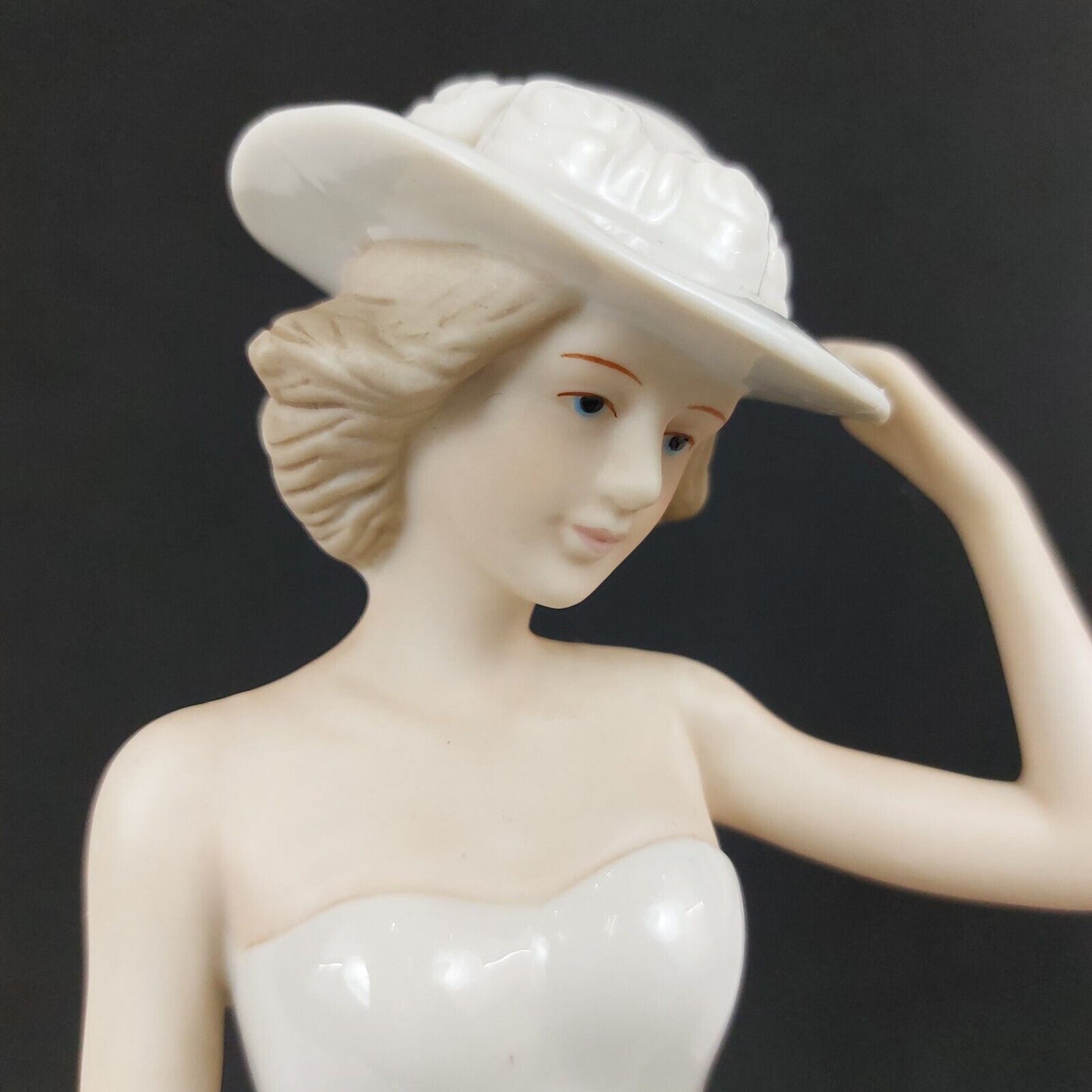 SBL Regal House Collection Porcelain Figurine - Paula in White Dress