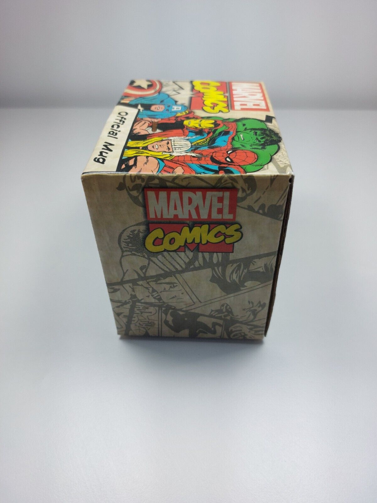 Marvel Comics Official Mug Featuring Spider-Man, Iron Man, Hulk, and Thor -Gift