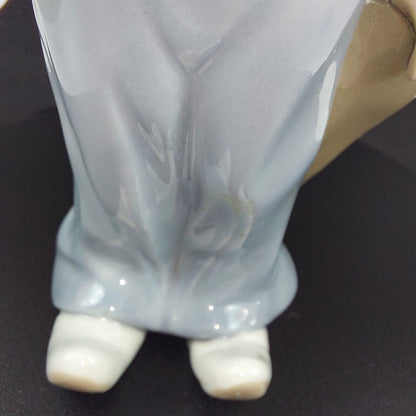 Casades Clown with Bag Porcelain Figurine- Collectible Spain 6 Inc