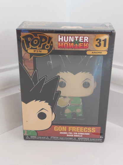 Funko POP! Hunter x Hunter Anime Enamel Pin - GON FREECSS #31, New & Sealed