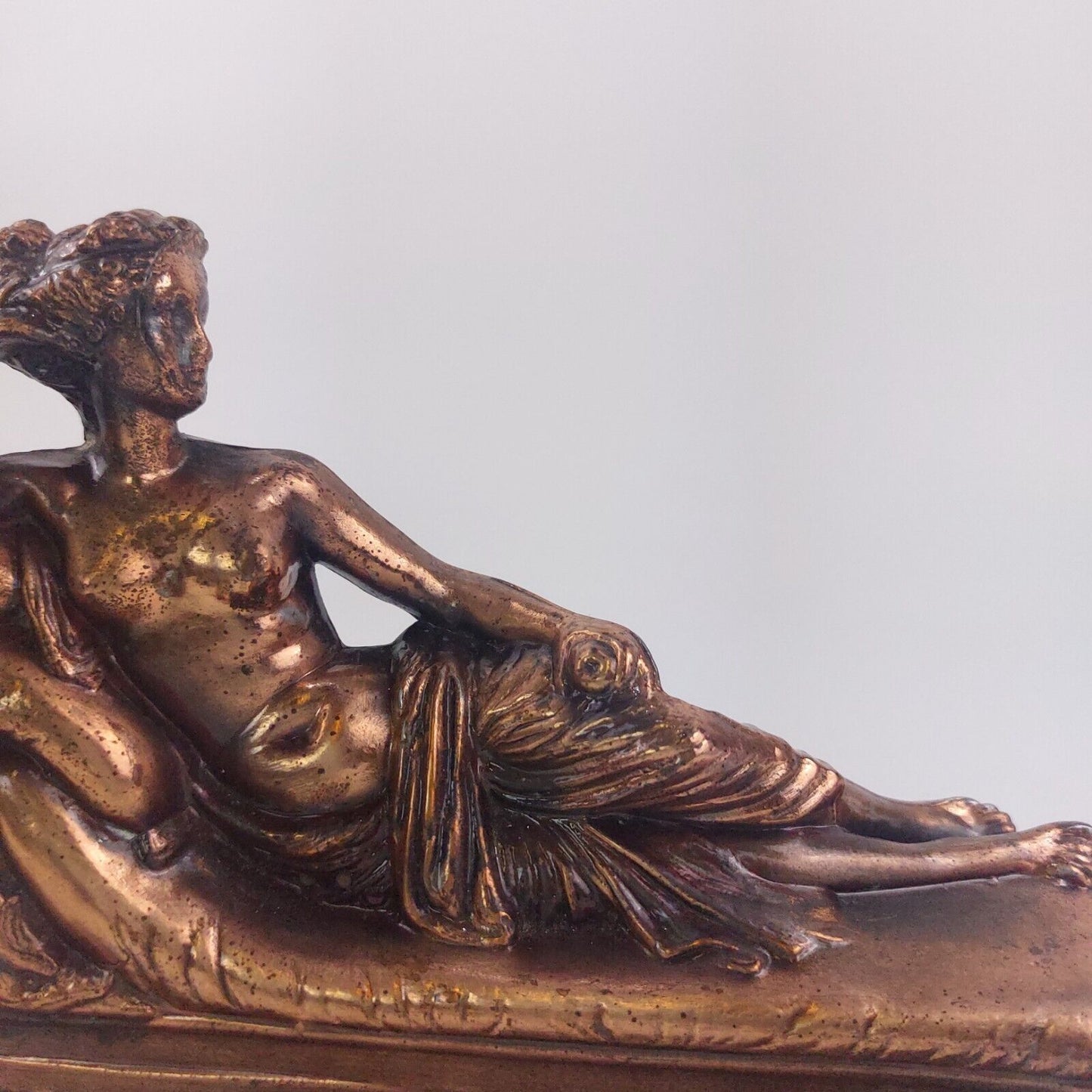 Aphrodite Cyprus Bronze Sculpture on Marble Base - Classic Figurine Statue