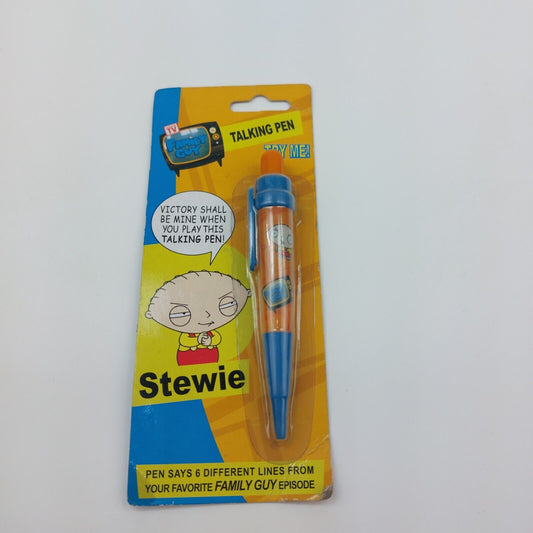 Family Guy Stewie Talking Pen Collectible with Phrases from TV Show - 2006