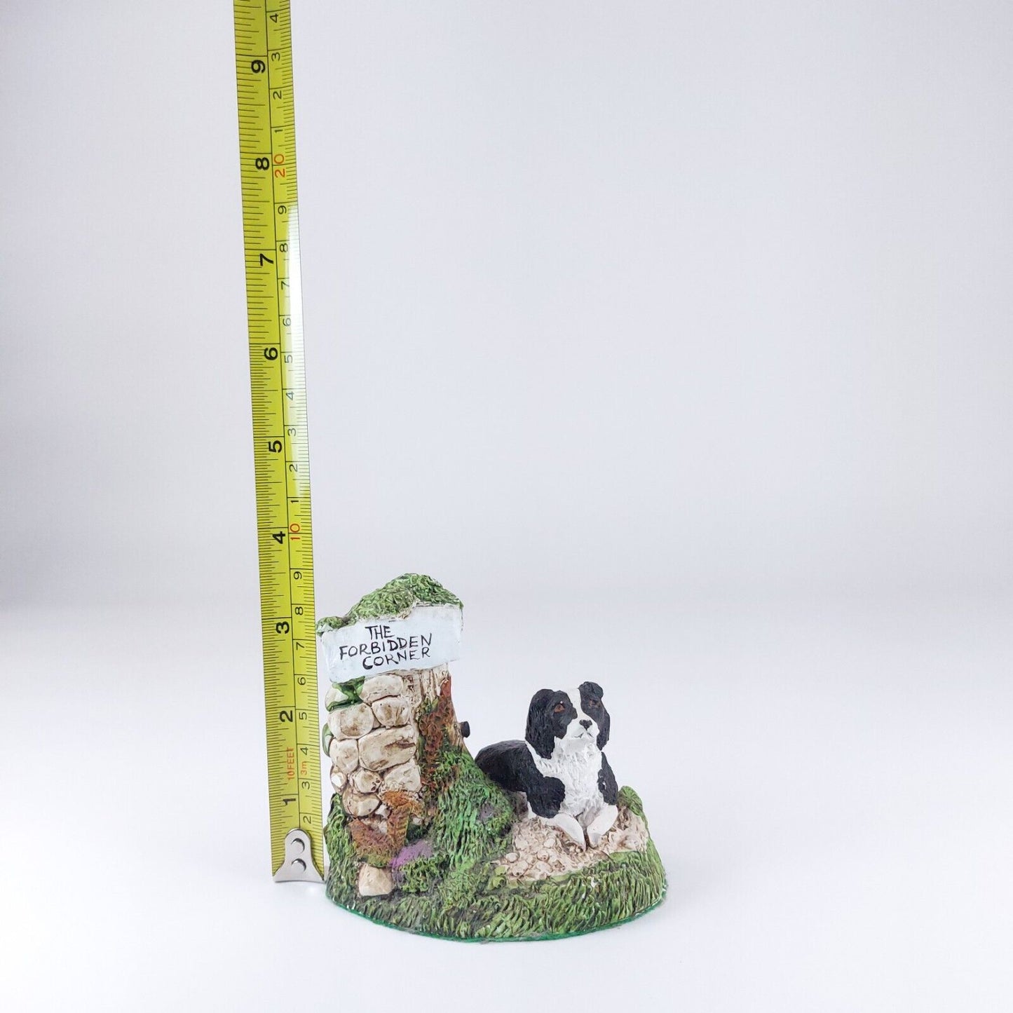 The Forbidden Corner Figurine, Linnet & Moss, Dog & Stone Arch, Hand-Painted