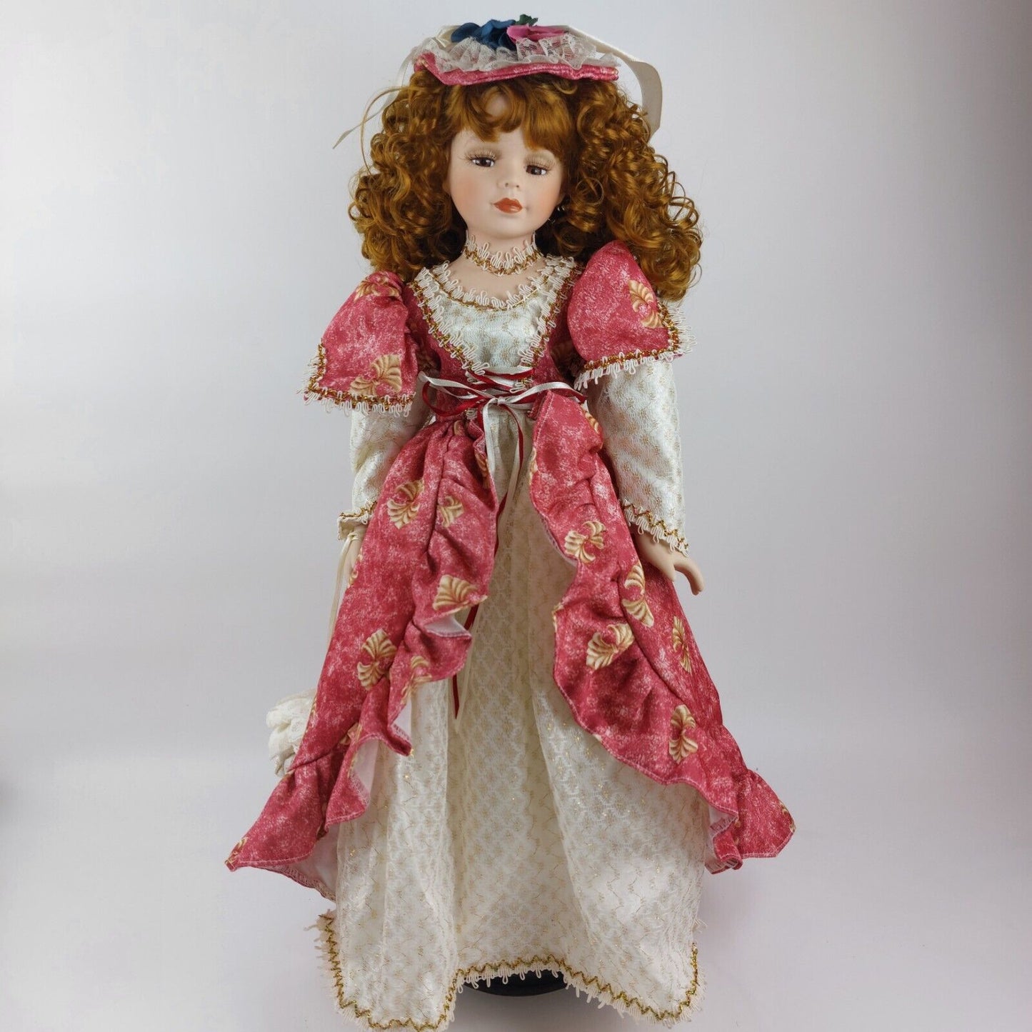 Handcrafted & Handpainted Porcelain Doll Gloria Big Size In Original Box