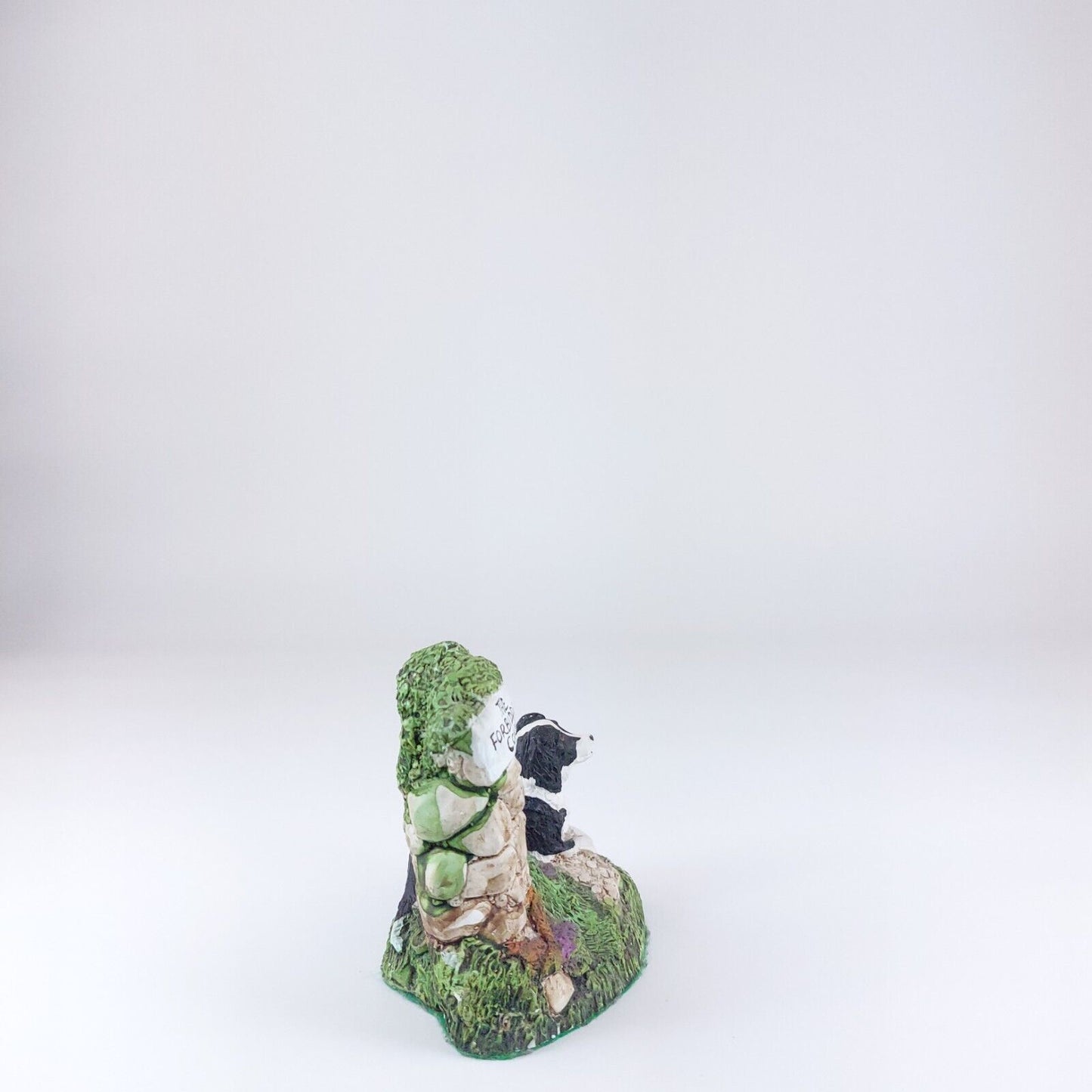 The Forbidden Corner Figurine, Linnet & Moss, Dog & Stone Arch, Hand-Painted