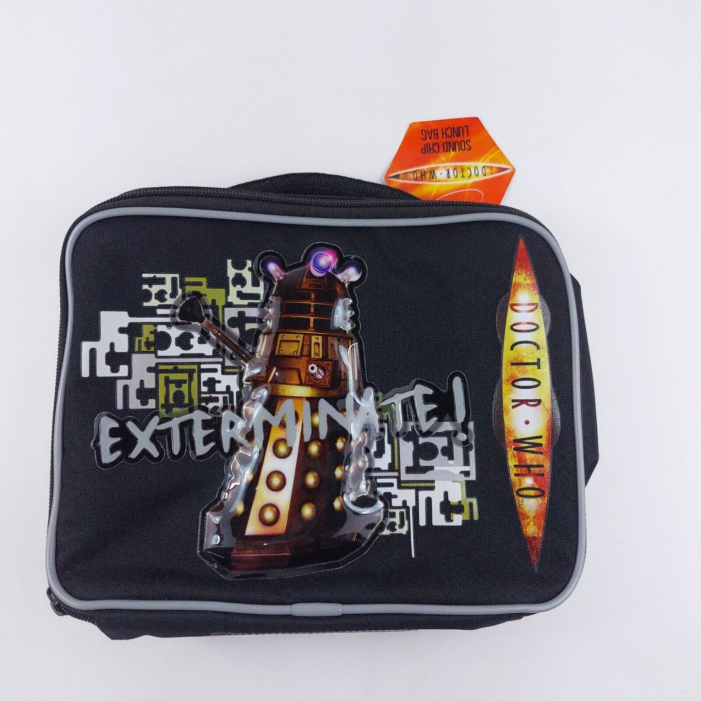 Doctor Who Dalek Lunch Bag with Sound Chip - New, BBC Licensed Collectible