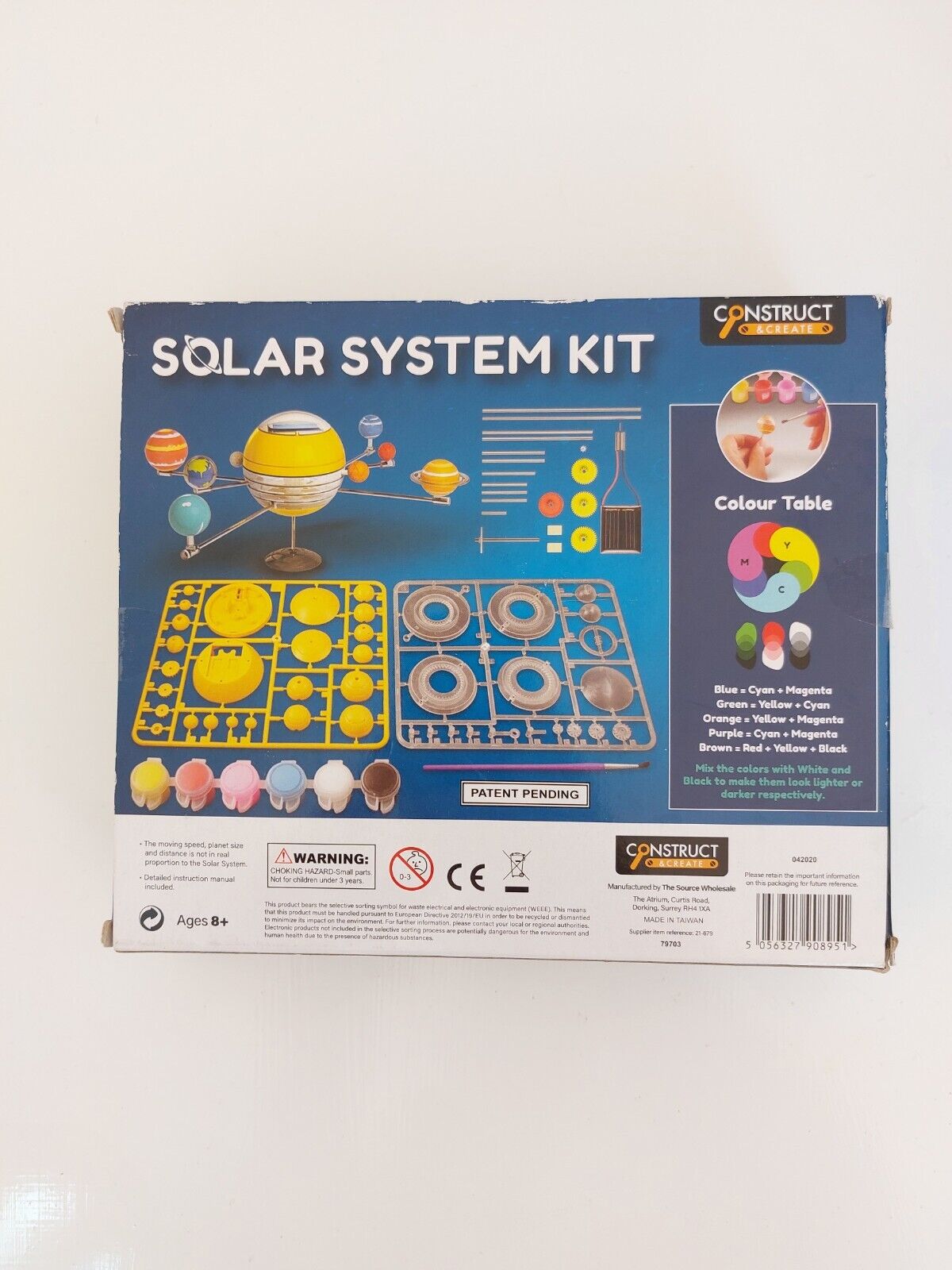 Build & Paint Solar System Planets- Science Kids Children's Educational Gift