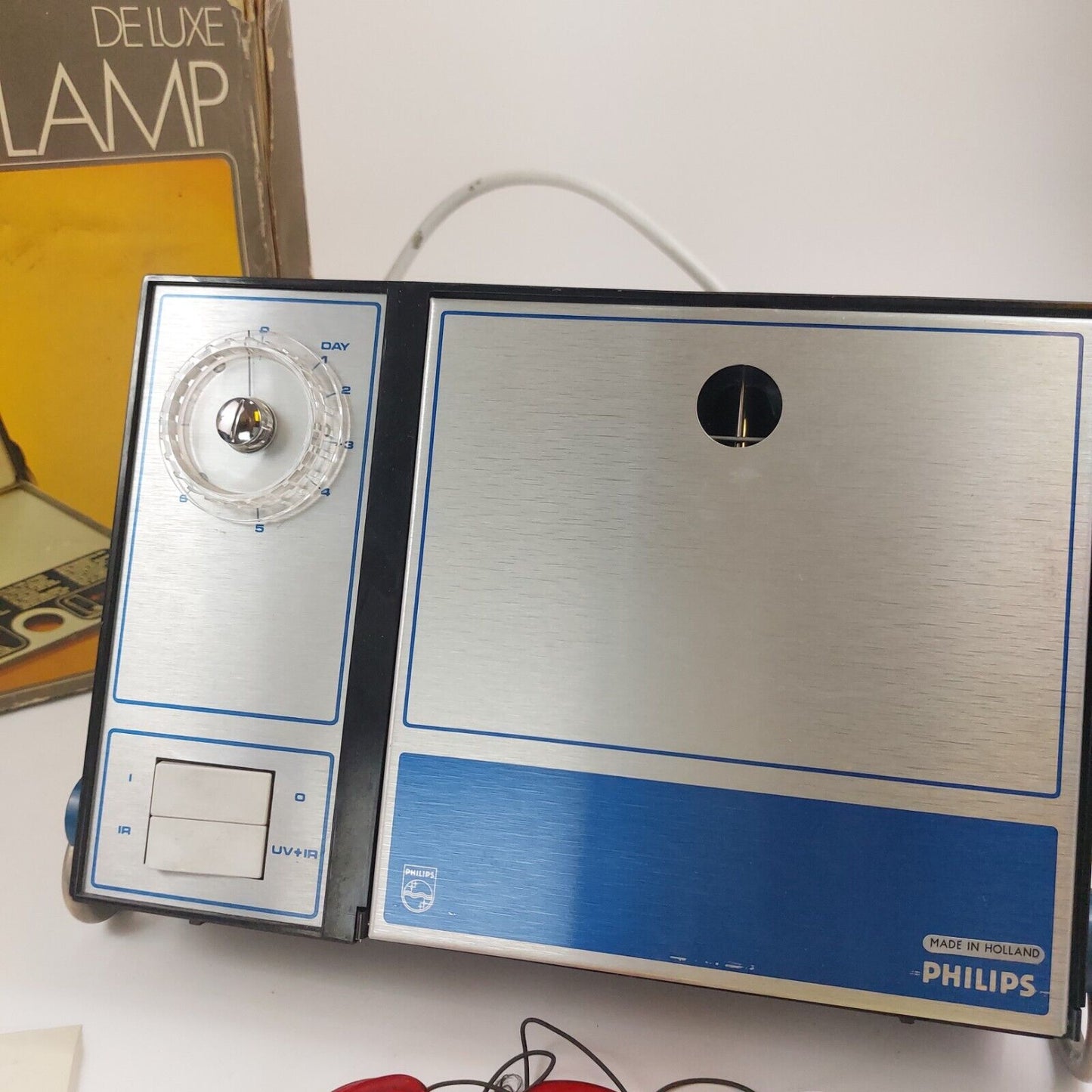 70's Philips HP3110 UV Solar Lamp Original Box Vintage - UV is not working