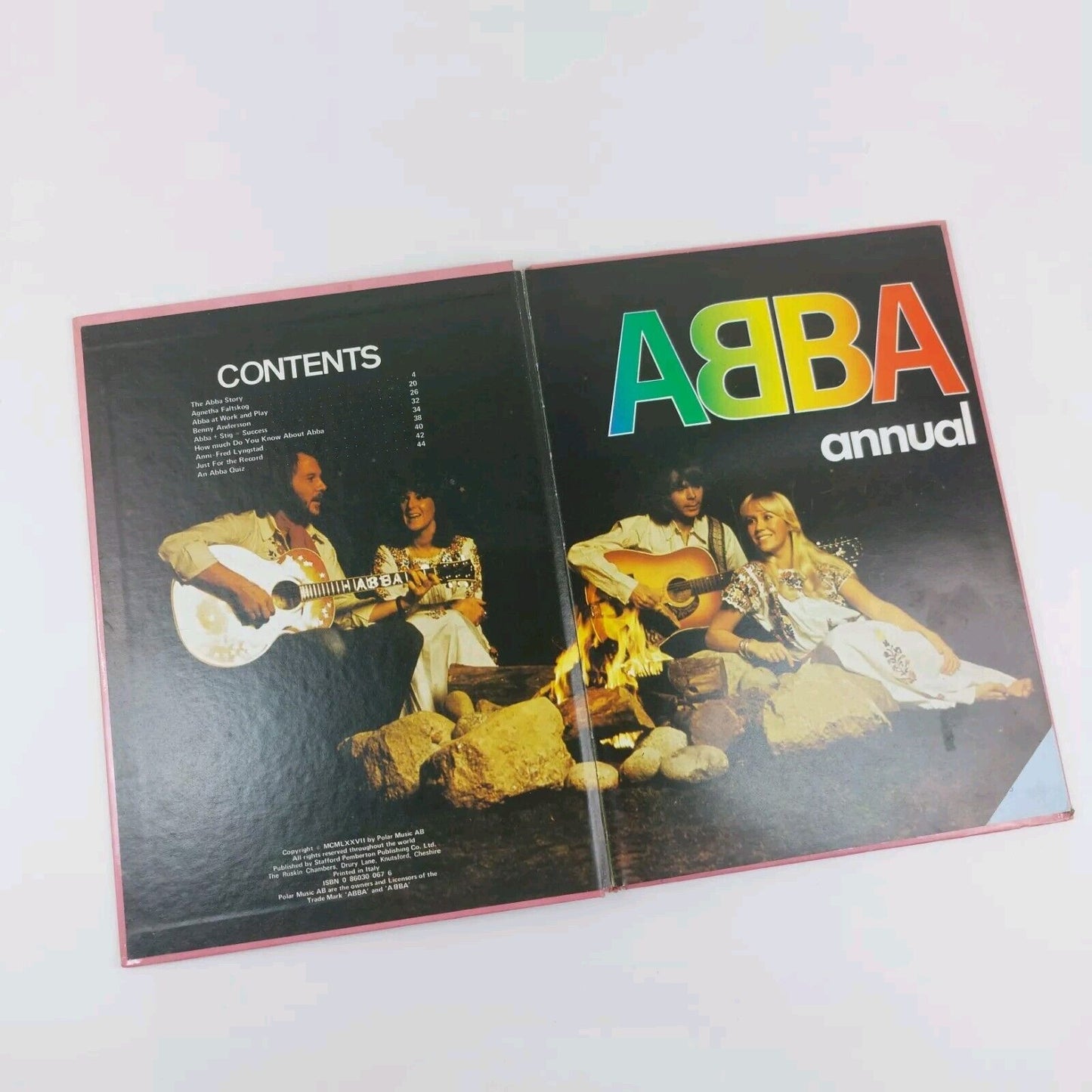 ABBA Annual 1978 Official Hardcover Book