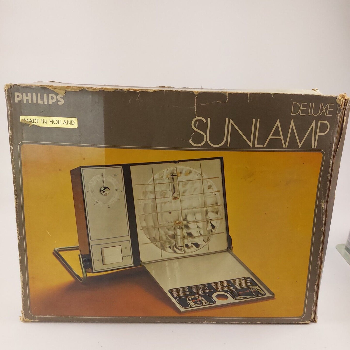 70's Philips HP3110 UV Solar Lamp Original Box Vintage - UV is not working