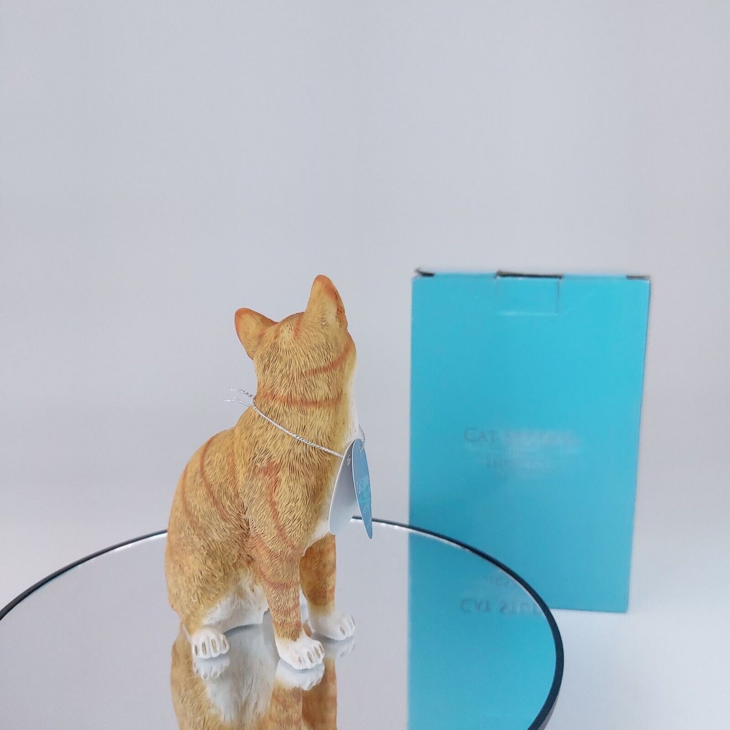 Leonardo Collection "Cat Studies" Ginger & White Tabby Cat Resin Ornament