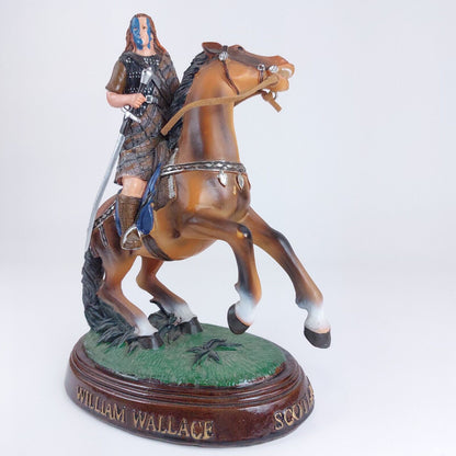 William Wallace Historical Collectible Figurine on Horse  Unique Figurine