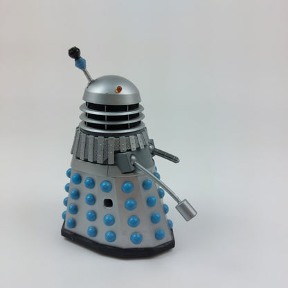 Doctor Who Classic Dalek Figure -1963 Design Silver/Blue 5.5" - BBC Missing Part