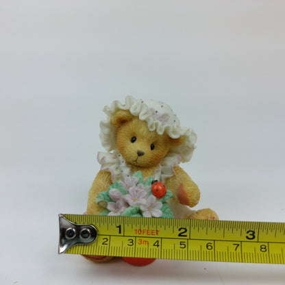 Cherished Teddies Violet 'Blessings Bloom When You Are Near' Collectible Figurin