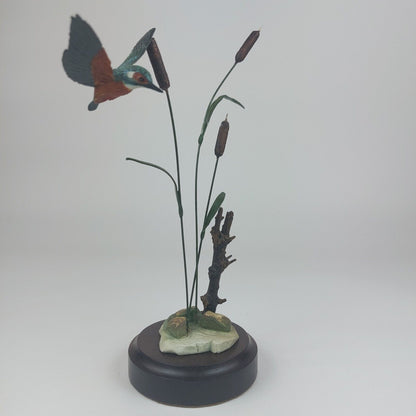 Limited Edition Kingfisher Sculpture, Signed by the artist,The Merlin Collection