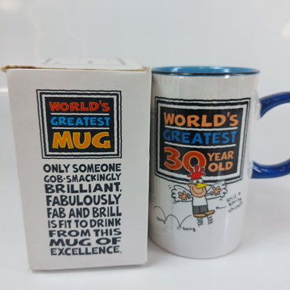 World's Greatest 30 Year Old Mug - Happy 30th Birthday Gift - Collectible