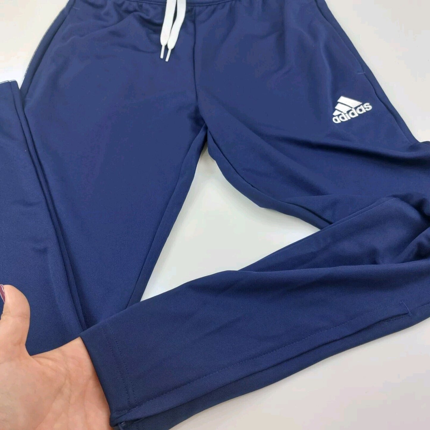 Adidas Aeroready Slim Fit Tapered Training Pants Blue - Size Small