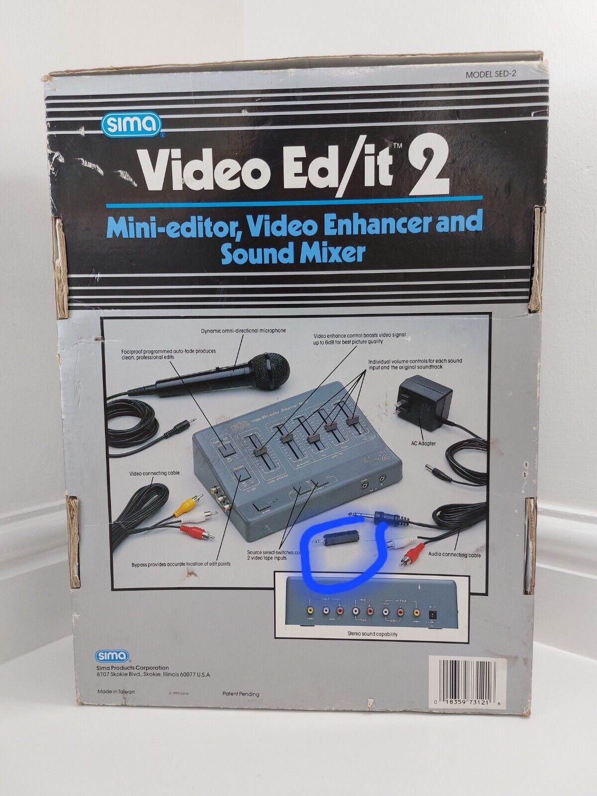 SIMA Video Ed/it 2 Mini Editor Video Enhancer and Sound Mixer Vintage