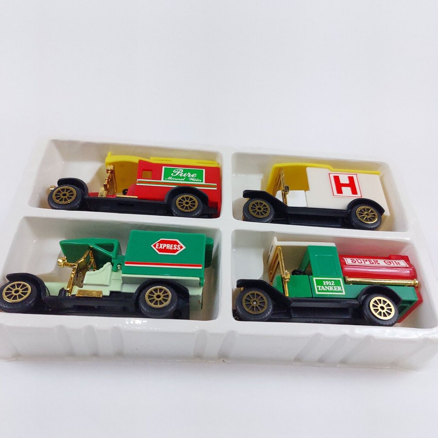 Reader's Digest Classic Truck Miniatures Set of 4- Decorative Collectibles