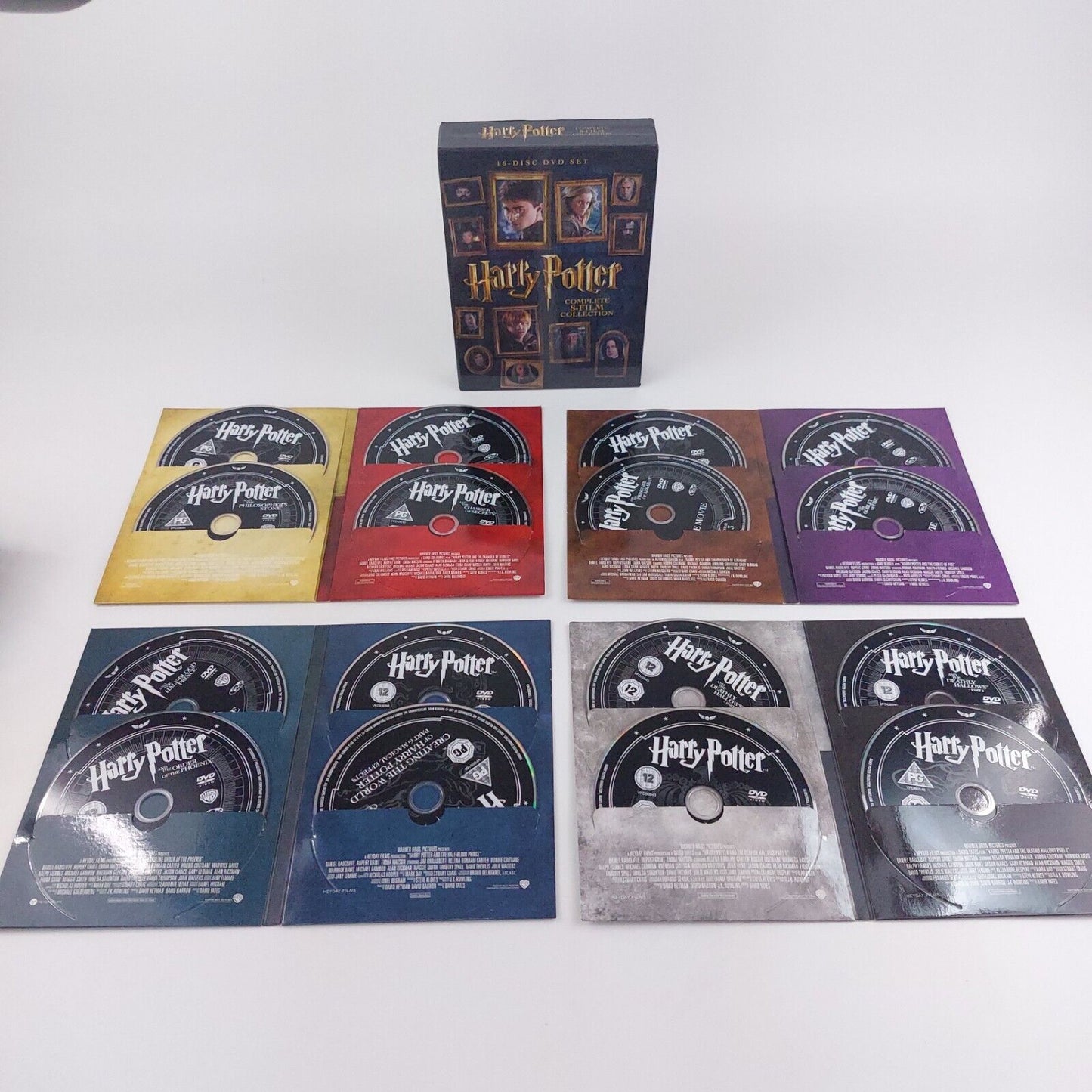 Harry Potter Complete 8Film Collection DVD Set & Heat Color-Changing Collectible