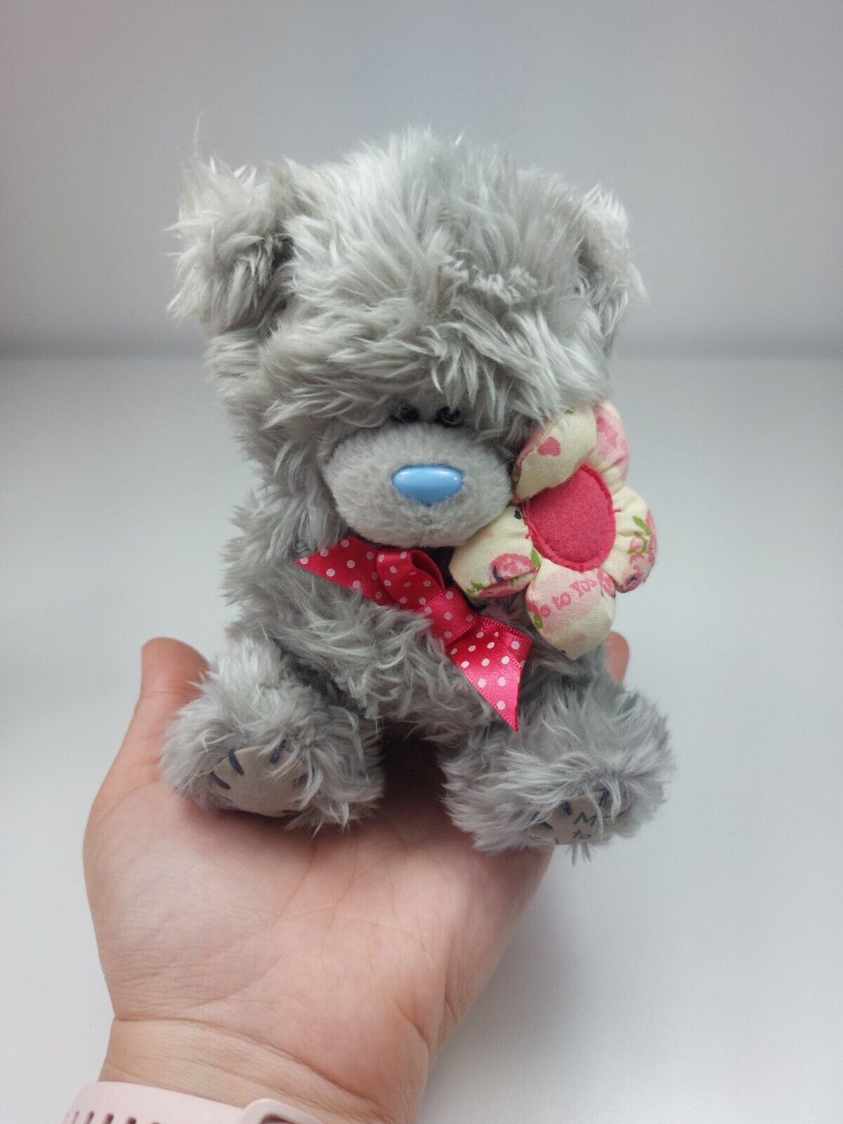 Me To You Tatty Teddy Bear with Flower - Handmade With Love - Collectible Soft