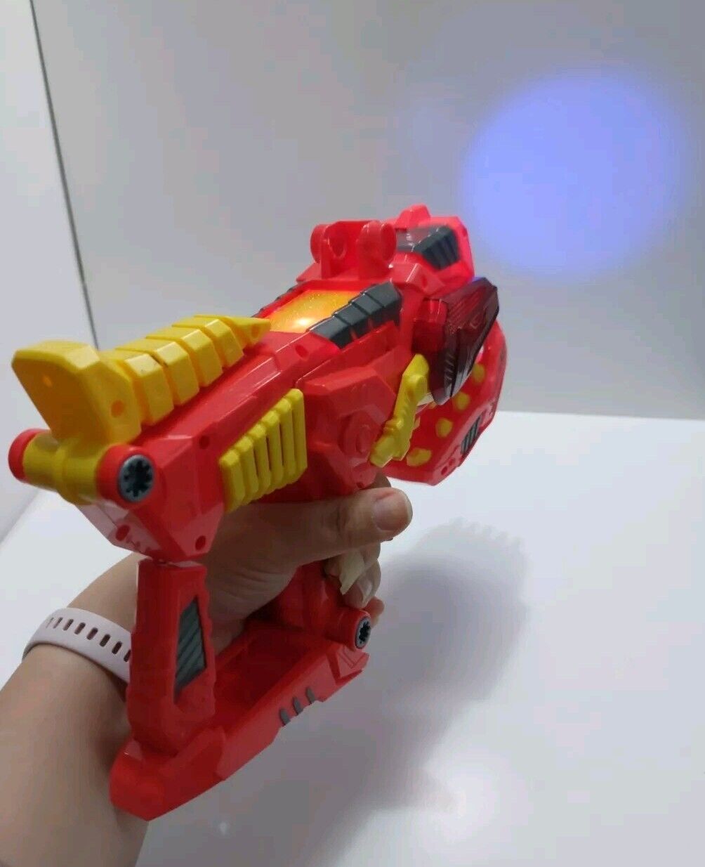 3-in-1 Transforming Dino Rex Space Blaster Toy Gun with Lights & Sounds