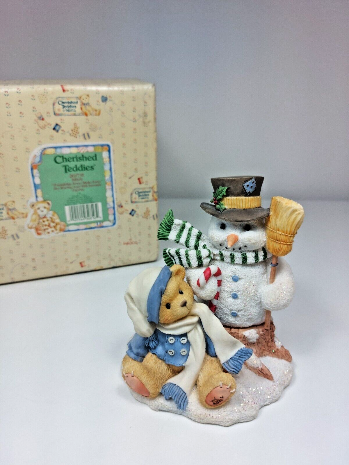 Cherished Teddies "Mitch - Friendship Never Melts Away" Figurine - 1997 Priscill