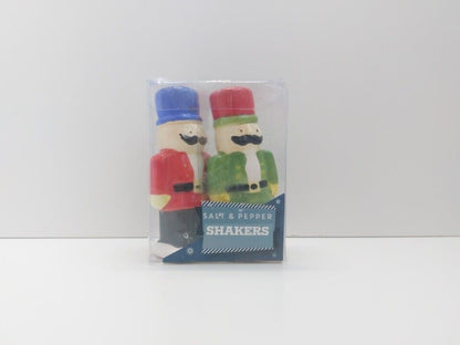 New, Nutcracker Novelty Ceramic salt and pepper shaker set