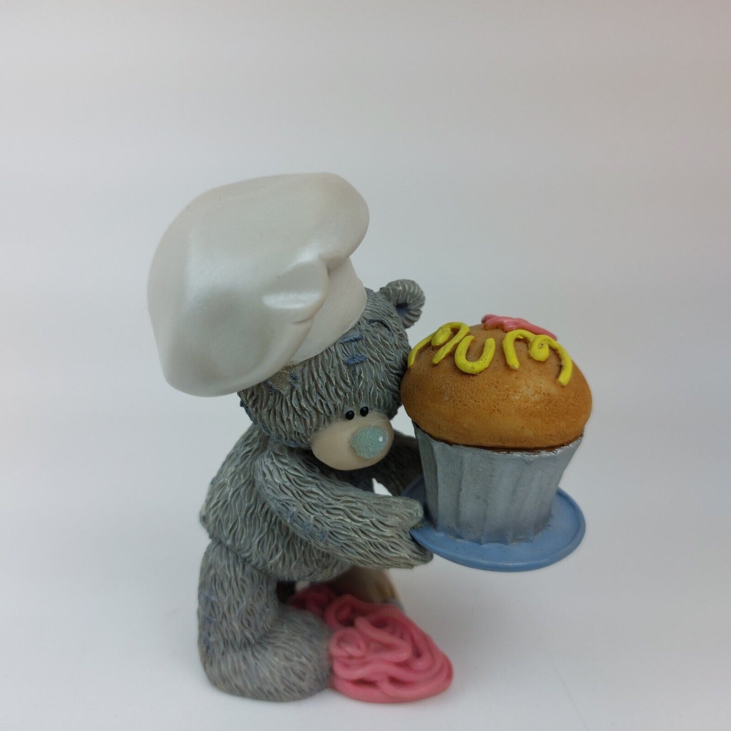 "Me to You" Grey Tatty Teddy Chef with Cupcake - Handmade and Painted