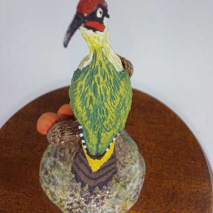 The Merlin Collection Handcrafted Woodpecker Figurine - Vintage Collectible