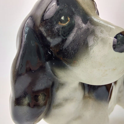 Vintage 1970's Wade Ceramics England Basset Hound Figurine Collectible 5.25 Inch