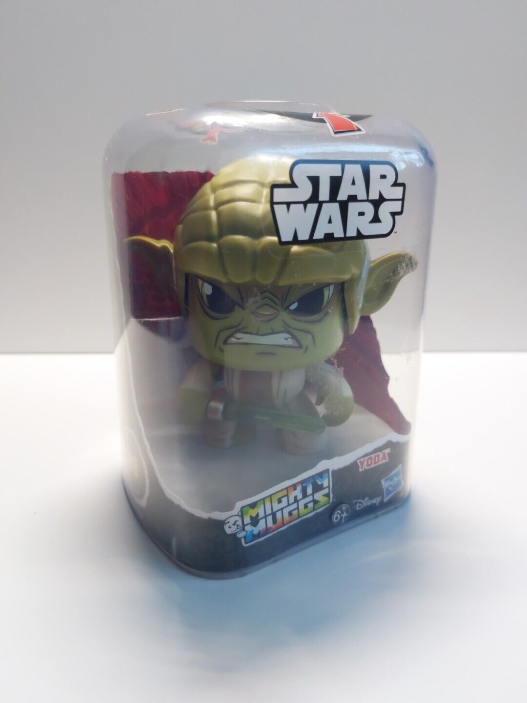 Hasbro Mighty Muggs Yoda #08 Star Wars Figure 3 Changeable Faces