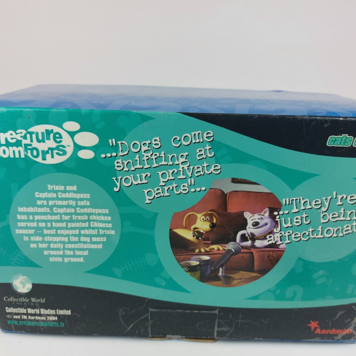 Creature Comforts Collectible Figurine - Trixie & Captain Cuddlepuss (2004)