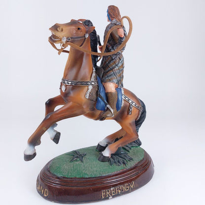 William Wallace Historical Collectible Figurine on Horse  Unique Figurine