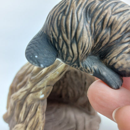 Franklin Woodland Surprises BEAVER Figurine by Jacqueline B. Smith, 1984