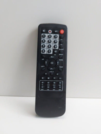 Signalex Universal Remote Control 10 in 1 Black Compatible with SKY & Most Brand