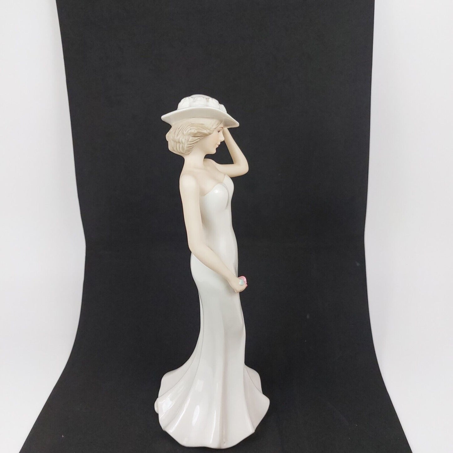 SBL Regal House Collection Porcelain Figurine - Paula in White Dress