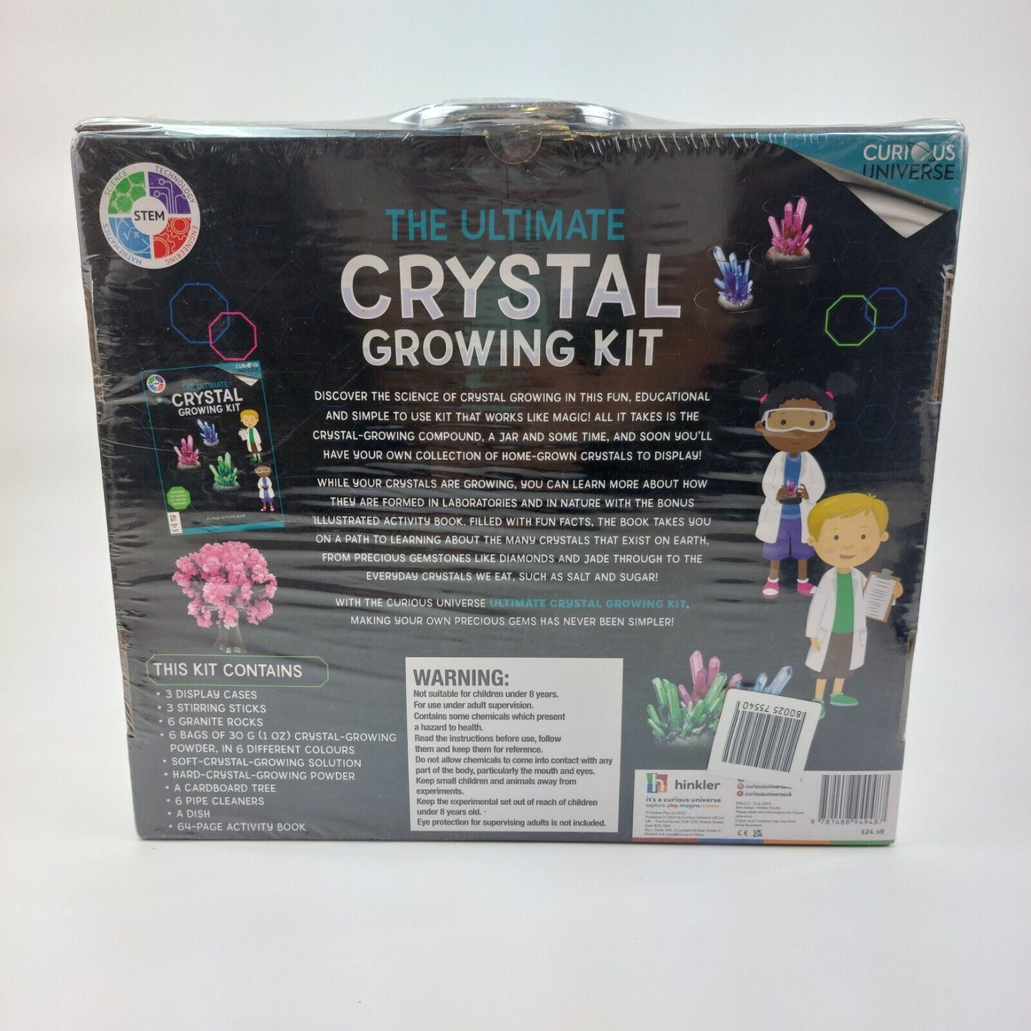 Curious Universe The Ultimate Crystal Growing Kit STEM Science Activity for Kids