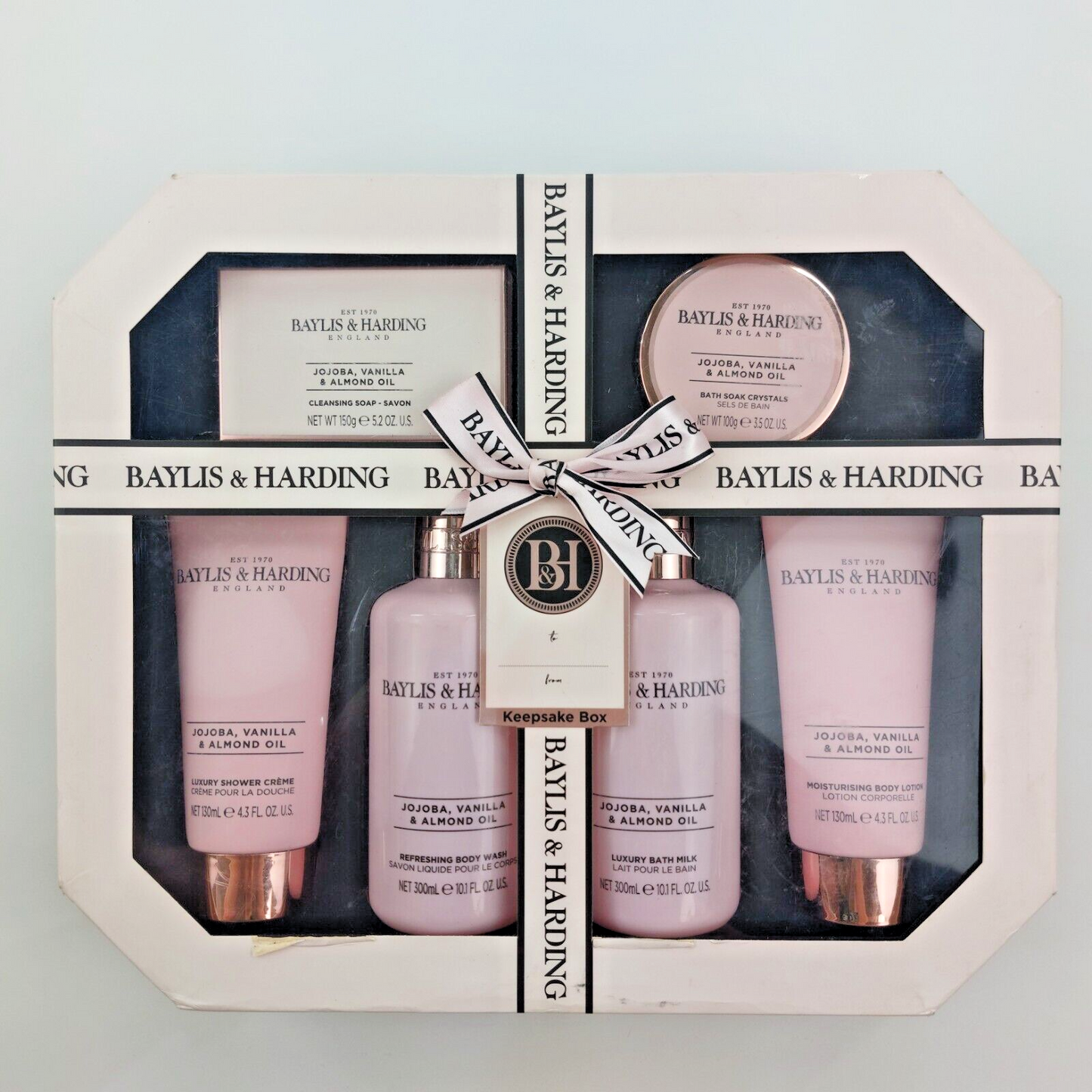 Baylis & Harding Jojoba, Vanilla & Almond Oil Gift Set