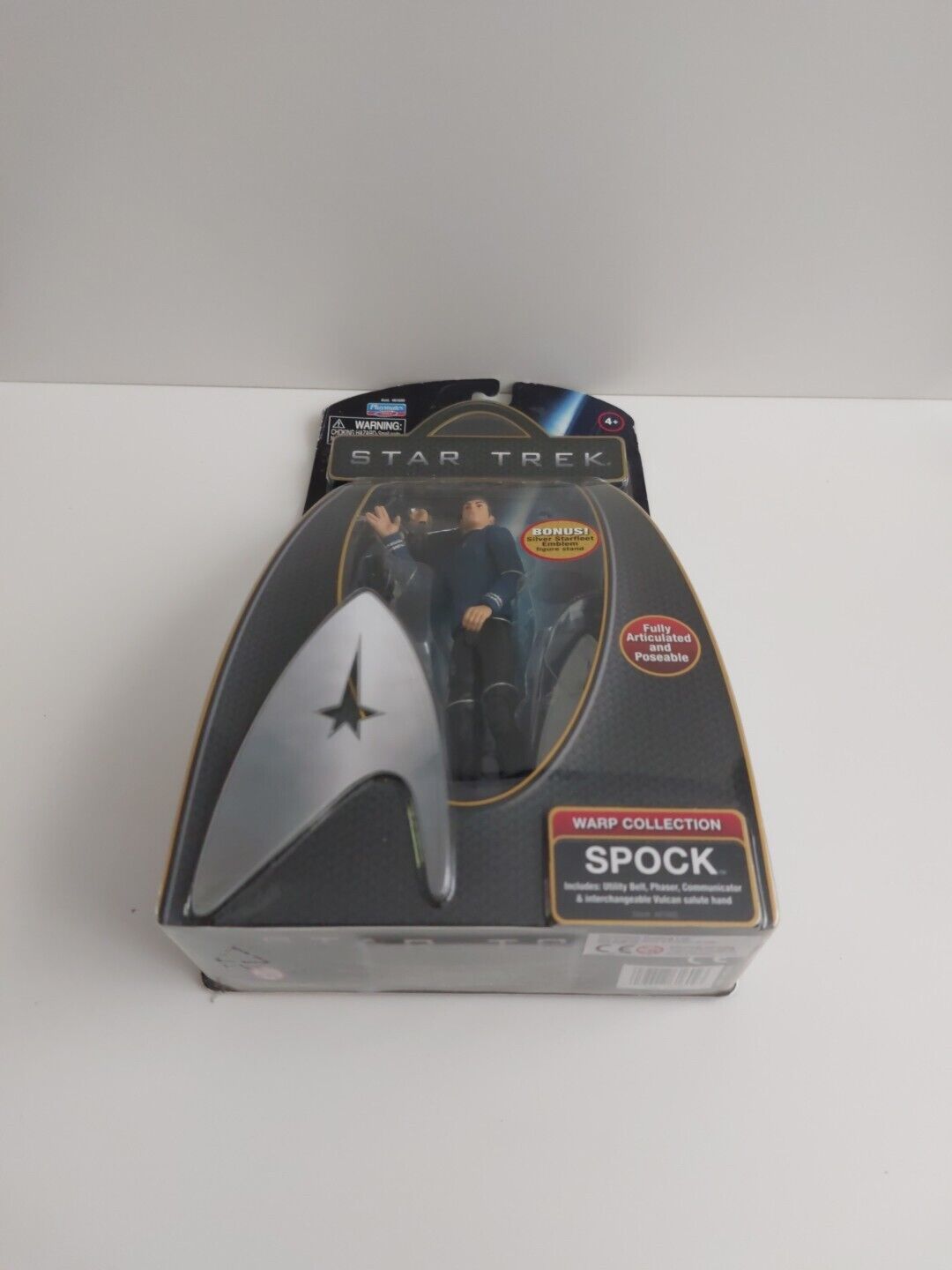 2009 Star Trek Warp Collection Spock Action Figure MOC - Playmates Toys - Unused